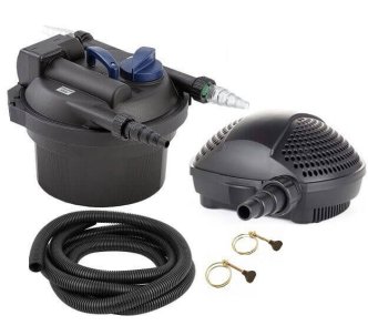 Oase FiltoClear Set 3000 фільтраційна установка для ставка комбінована з ультрафіолетовою лампою 9 Вт