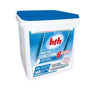 HTH MaxiTab хлор длительного действия 6 в 1 в таблетках (250г) 5 кг