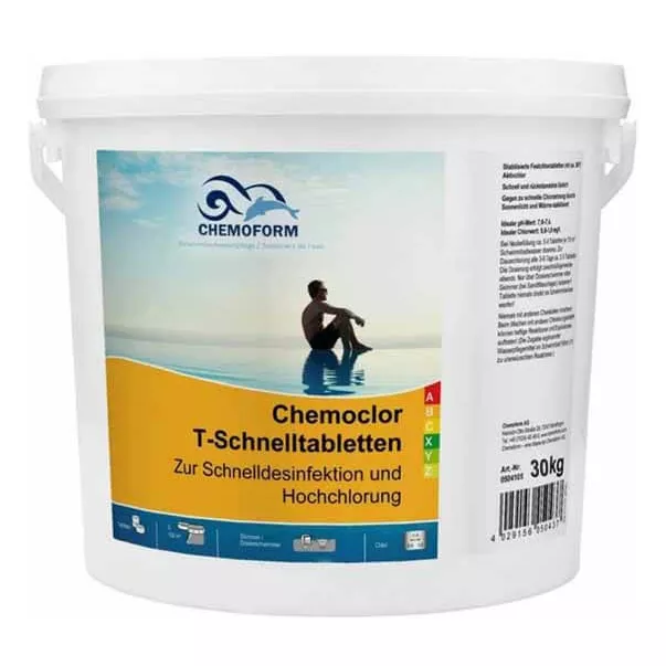 Chemoform T-Schnell Tabletten шок хлор у таблетках 20 г 30 кг