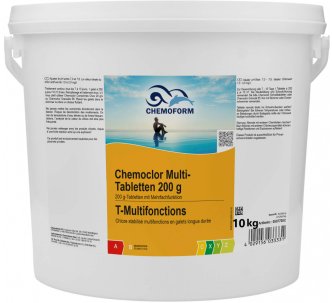 Chemoform Multitab хлор тривалої дії 4 в 1 в таблетках (200г) 10 кг