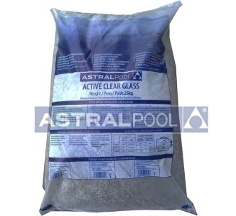 Стеклянный песок для фильтров (AFM засыпка) Astral Pool Active Clear Glass 3-7 мм, 25 кг
