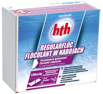 hth REGULARFLOC флокулянт в картриджах 1,25 кг 