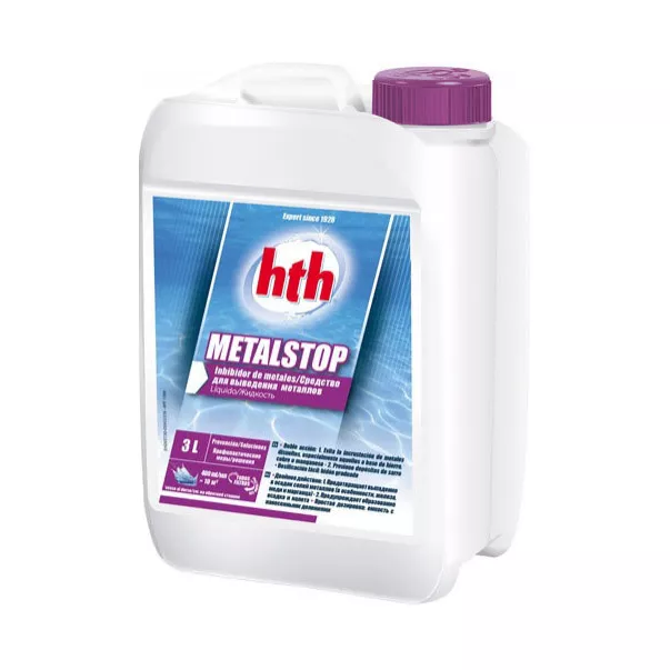 hth Metal-STOP средство для очистки бассейна от металлов, 3 л