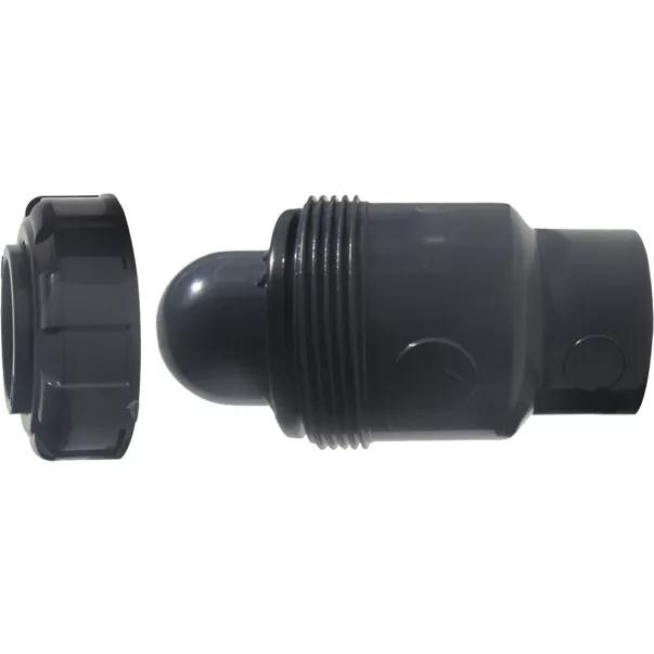 AquaViva обратный клапан ПВХ шаровый диаметр 50 мм - Фото №3