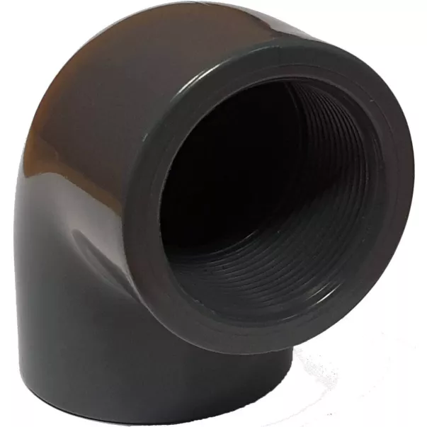 EFFAST колено ПВХ 90° переходное, с внутр. резьба d50x1 1/2