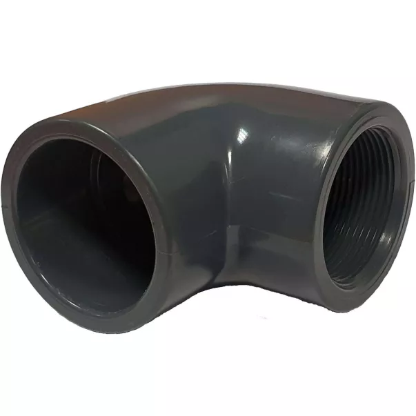 EFFAST колено ПВХ 90° переходное, с внутр. резьба d50x1 1/2
