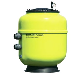 Descon home basic plus D500 мм, 10 м3/ч песочный фильтр с боковым подключением