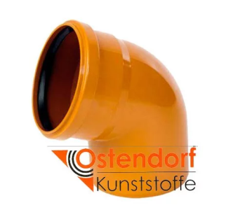 Ostendorf отвод DN 125х67 для наружной канализации