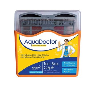 AquaDoctor Test Box Cl/pH тестер