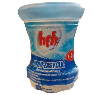 HTH easyclic хлор длительного действия 5 в 1, 1,6 кг