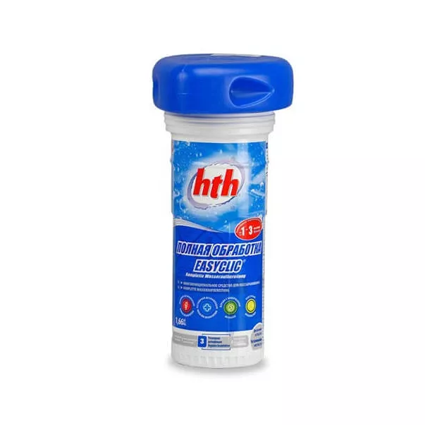 HTH easyclic хлор длительного действия 5 в 1, 1,6 кг - Фото №2