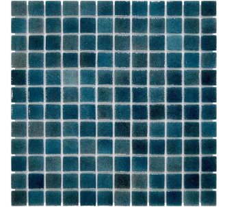 Aquaviva Dark Blue скляна мозаїка для басейну на сітці