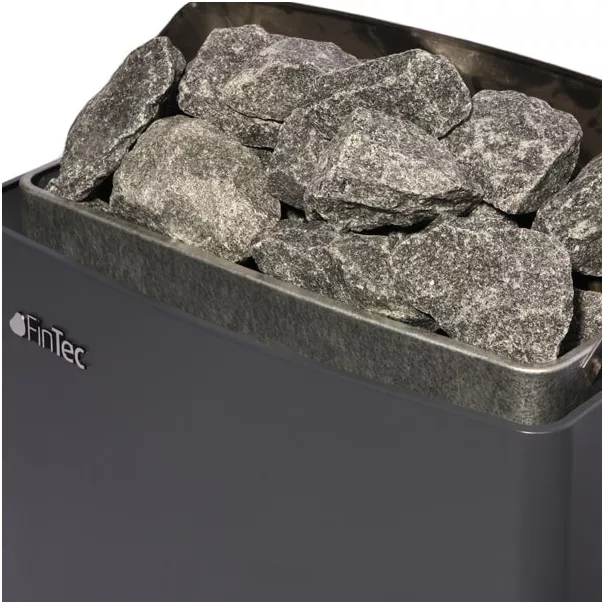 FinTec Elektro-Saunaofen Irmina 9 кВт електрокам'янка з порошковим фарбуванням - Фото №2