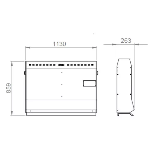 FinTec Hinterwand Saunaofen Diemo 12 кВт электрокаменка - Фото №3