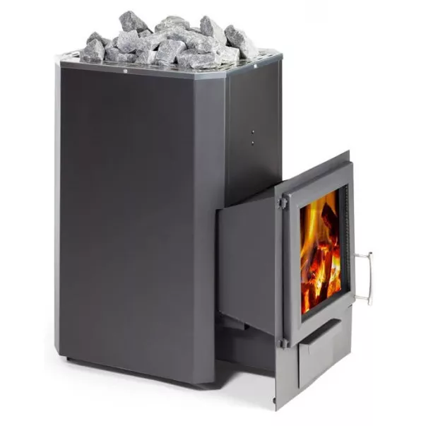 FinTec Finn MH 15.9 кВт дровяная каменка с выносной топкой - Фото №3