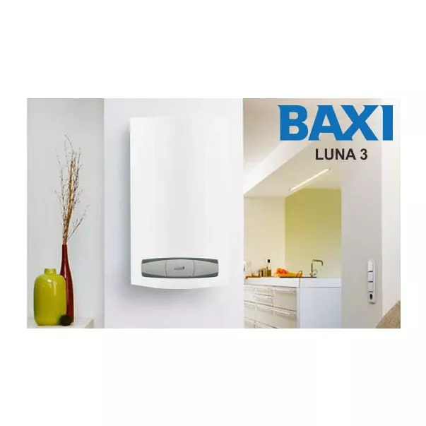 Baxi LUNA3 240 Fi 24 кВт турбований котел газовий двоконтурний - Фото №2