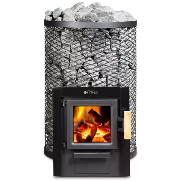 FinTec Kjeld MH 17.5 кВт дровяная каменка с выносной топкой - Фото №2