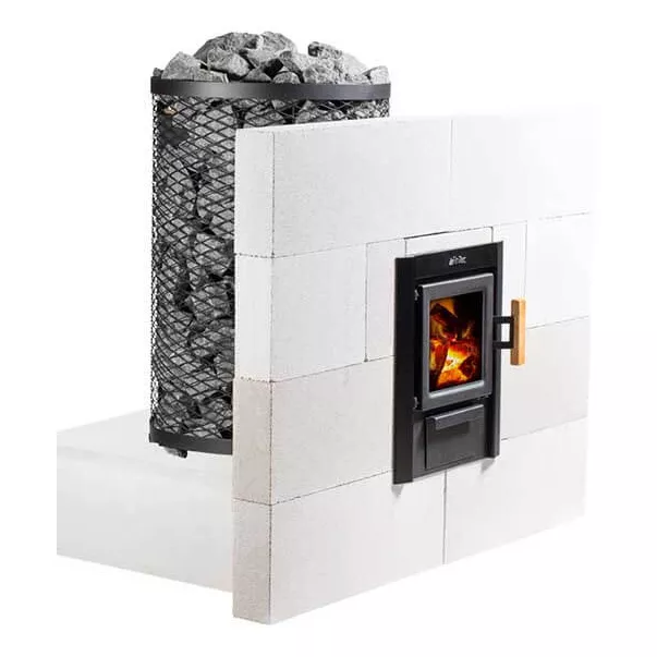 FinTec Kjeld MH 17.5 кВт дровяная каменка с выносной топкой - Фото №3