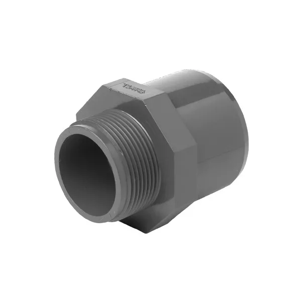 Effast муфта ПВХ перехідна з нар. різьбленням 40x50x1 