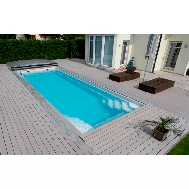 Rhino Pools Monaco 650 композитный бассейн 6.5*3.3 м - Фото №2