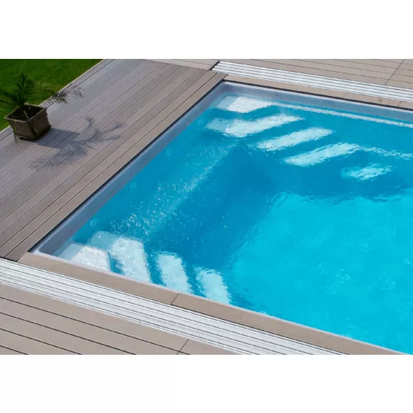  Rhino Pools Monaco 850 композитный бассейн 8,5*3,7 м - Фото №2