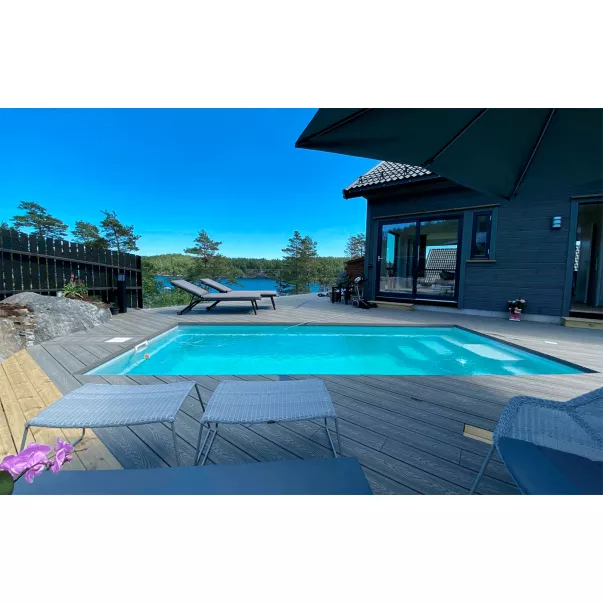 Rhino Pools Rio композитный бассейн 4,74 * 2,43 м - Фото №2
