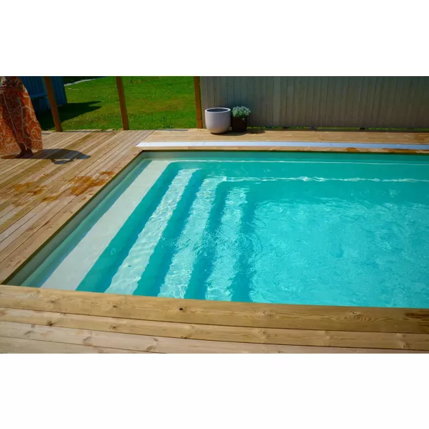 Rhino Pools Antibes композитный бассейн 8,32 * 3,70 м - Фото №2