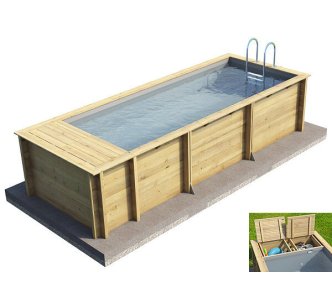 Procopi Urbaine Pools 6 * 2.5 дерев'яний басейн з приямком