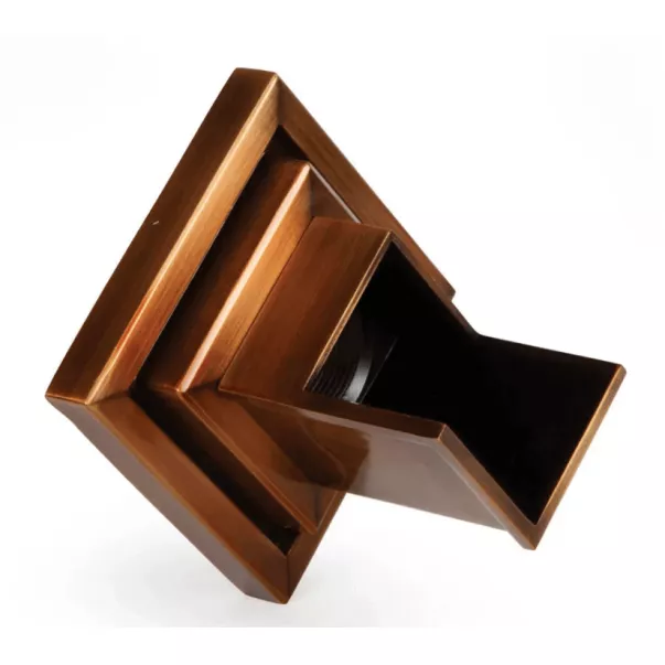 OASE Wall Spout Rhombus Bronze джерело водоспаду в стіні з латуні, імітація бронзи вхідне з'єднання 1 ½ 