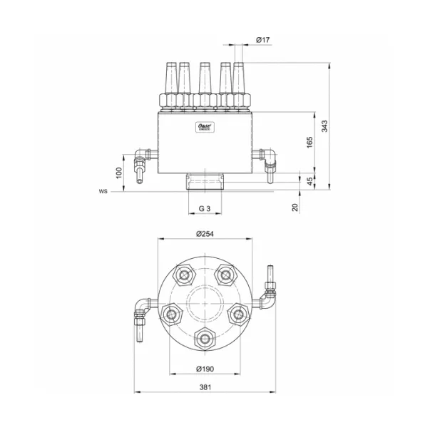 OASE Rotation Nozzle 5-30 E Вращающаяся форсунка - Фото №2