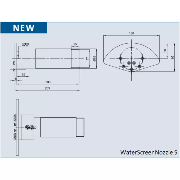 OASE Water Screen Nozzle S Форсунка 