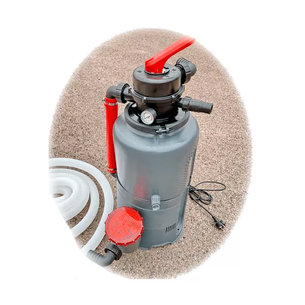 Azuro D143, 6 м3/час 0,25 кВт фильтрационная установка с таймером - Фото №7