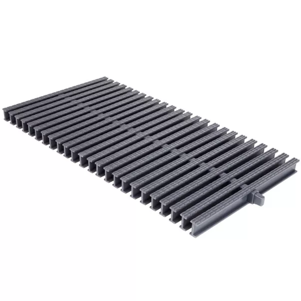 Aquaviva KTG-25 Classic Переливная решетка с центральным соединением 245 x 25 мм серая