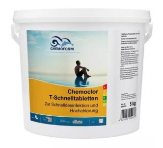 Chemoform Chemochlor T-Schnelltabletten шок хлор в таблетках (20г) 10 кг