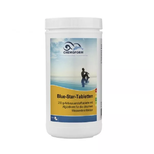 Chemoform Blue Star 200 г 5 кг активный кислород для бассейна