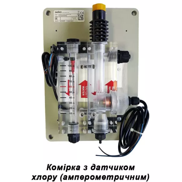 Seko Kontrol Guard Fort pH/Free Cl измерительно-дозирующая станция c мембранными насосами Tekna 8 л/ч - Фото №3