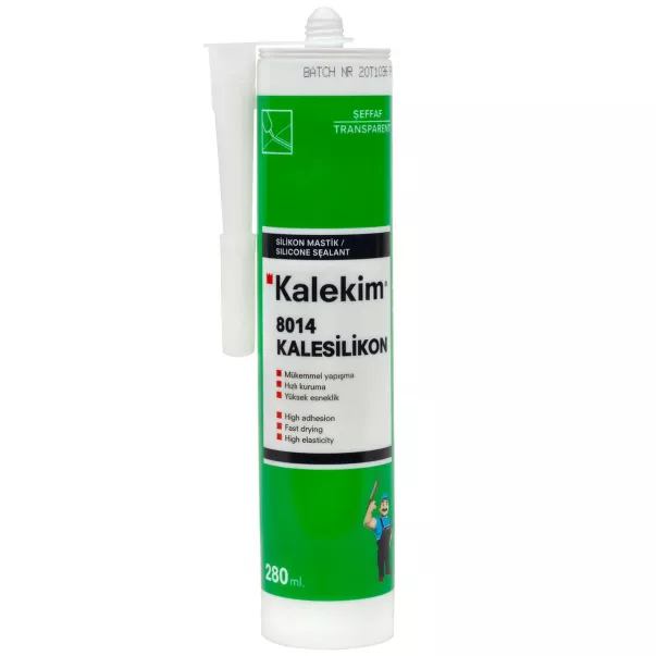Силіконовий герметик Kalekim 8014 (280 мл), прозорий