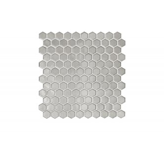 Sera Pool Hexagon Platinum фарфоровая мозаика для бассейна на сетке