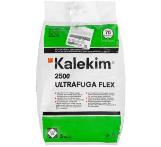 Еластична затирка для швів з силіконом Kalekim Ultrafuga Flex 2536 Сірий сатин (5 кг)