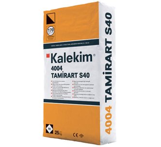 Ремонтная штукатурка Kalekim Tamirart S40 4004 (25 кг), высокопрочная