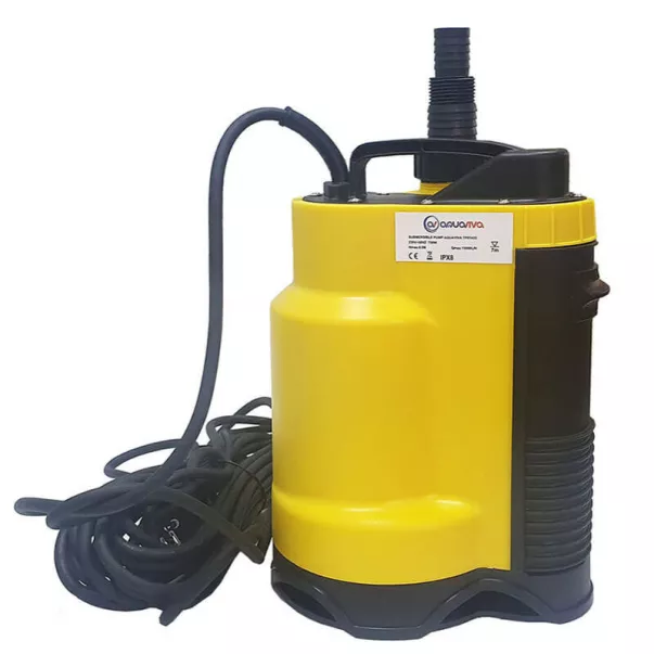 Насос Aquaviva AV750DA 13 м3/год, 0,75 кВт, 230 В дренажний для брудної води, з горизонтальним поплавком