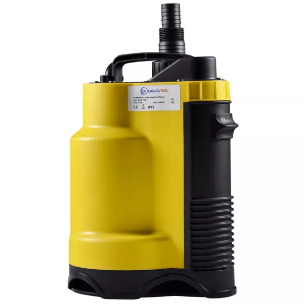 Насос Aquaviva AV750DA 13 м3/год, 0,75 кВт, 230 В дренажний для брудної води, з горизонтальним поплавком - Фото №6