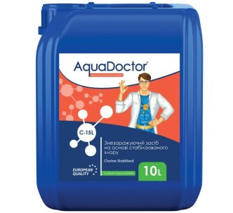 AquaDoctor C-15L жидкий стабилизированный хлор 10 л