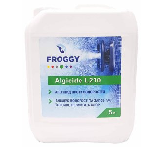 Froggy L210 непенящийся альгицид для бассейна, 5л