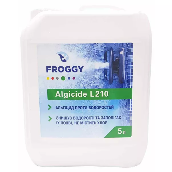 Froggy L210 альгіцид що не піниться для басейну, 5л