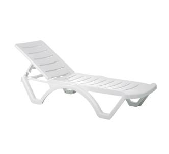 Шезлонг Aquaviva Aqua 1870х410х300 мм, білий