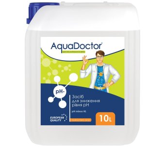 AquaDoctor pH Minus HL (Соляна 14%) засіб для зниження рівня pH 10 л
