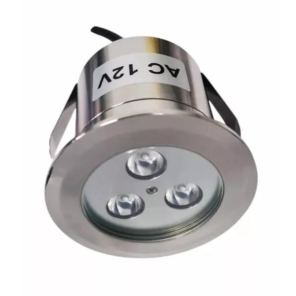 AquaViva прожектор из стали HJ-RC-SS75 3LED 3 Вт white