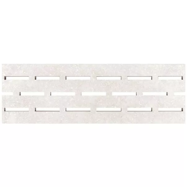 Aquaviva Granito Light Gray 595x195x20 мм керамическая переливная решетка 