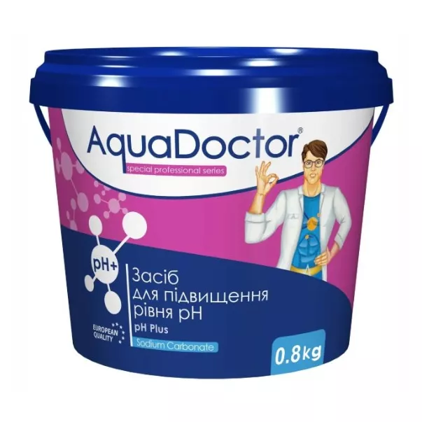 AquaDoctor ph plus 0.8 кг препарат для підвищення рівня pH 